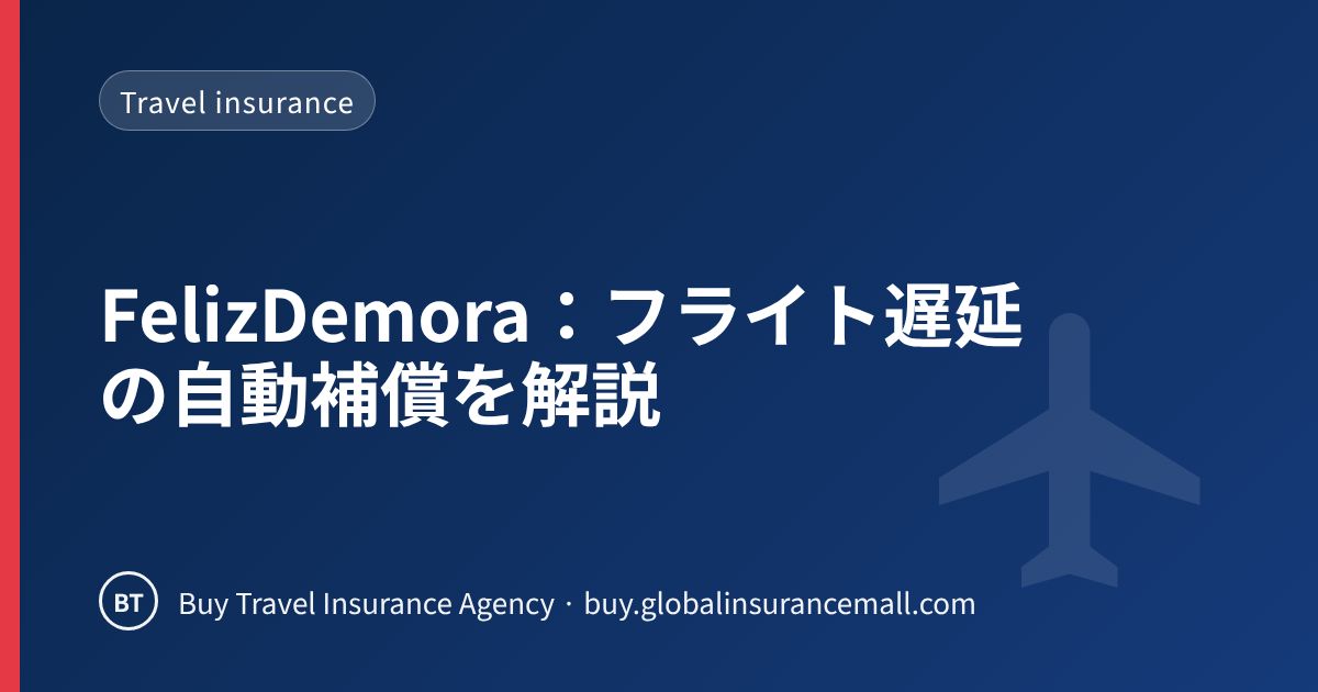 FelizDemora：フライト遅延の自動補償を解説