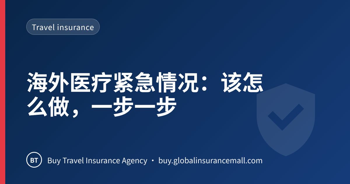 海外医疗紧急情况：该怎么做，一步一步